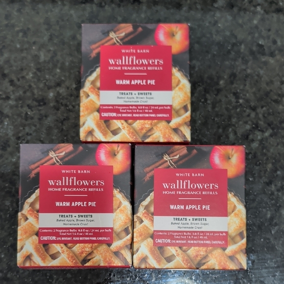 White Barn Other - White Barn Wallflowers Warm Apple Pie Fragrance Refills